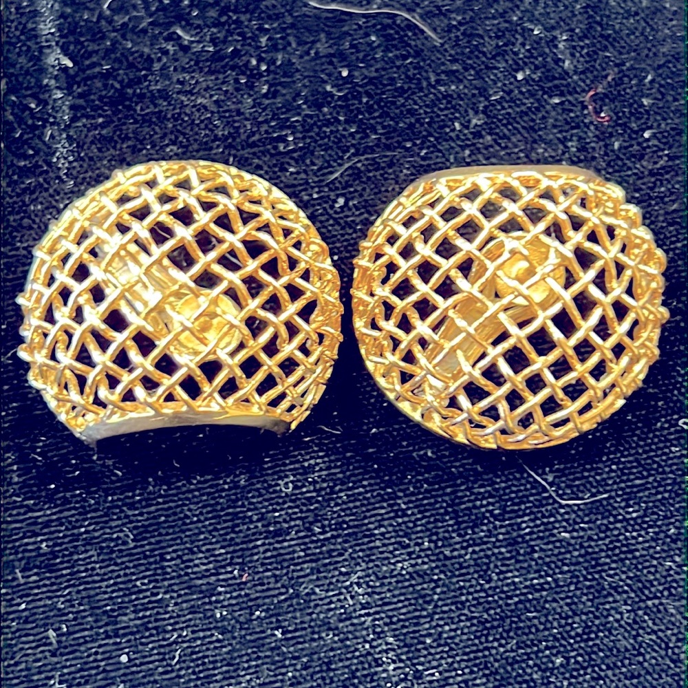 Gold Earrings Solid 18k Earrings - image 1